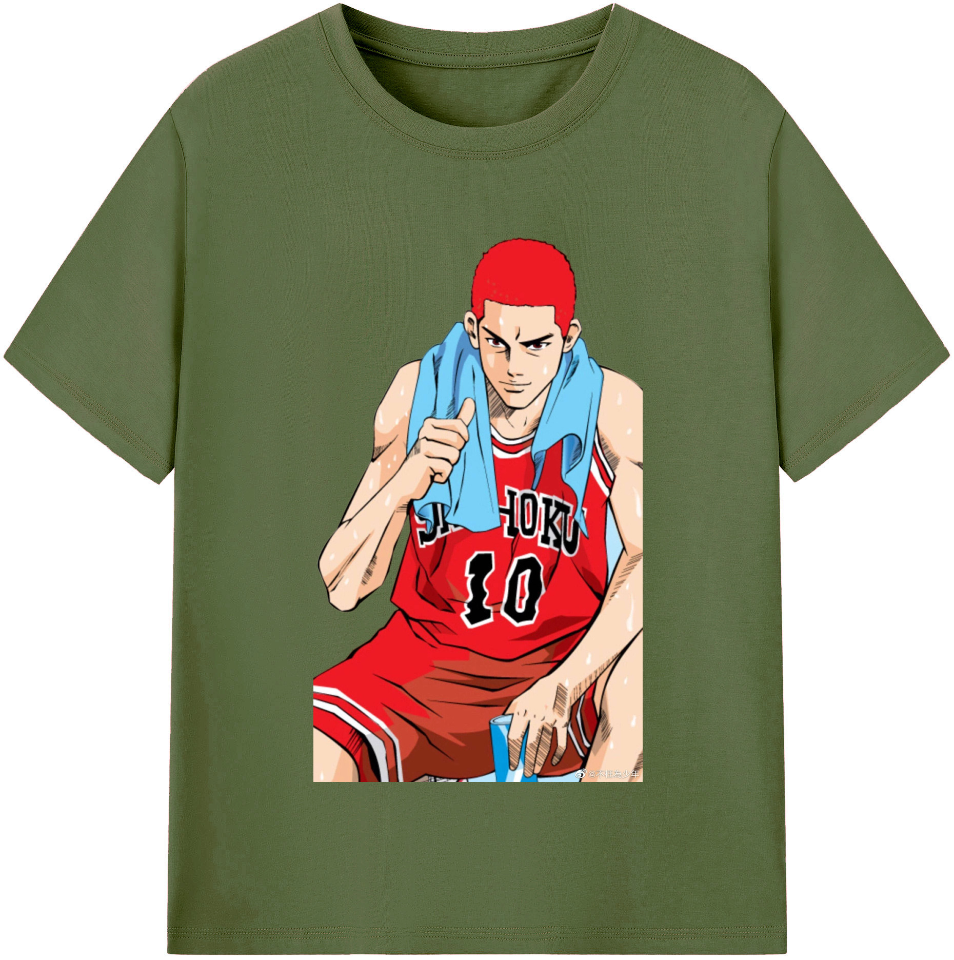 （画像用） SLAM DUNK／スラムダンク 綿100％半袖Tシャツ（フロントプリント）